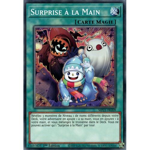 Yu Gi Oh Mp21 Fr209 Surprise À La Main