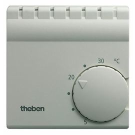 Thermostat intérieur chauffage/refroidissement Theben RAM 708 blanc