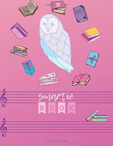 Smartie Music Journal: 12 Staves Manuscript Notebook - Large(8.5 X11[Inch]) - 110 Pages - Music Paper Book 12 Staves - Kids, Teenagers And Adults