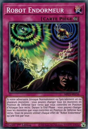 Yu Gi Oh Mp21 Fr156 Robot Endormeur