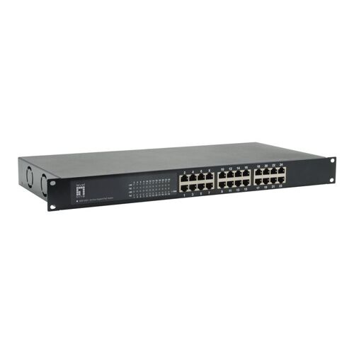 LevelOne GEP-2421W150 - Commutateur - 24 x 10/100/1000 (PoE) - Montable sur rack - PoE+ (150 W)