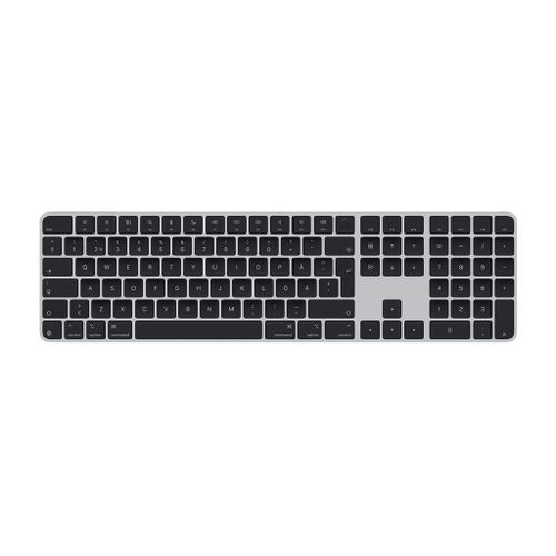 Apple Magic Keyboard with Touch ID and Numeric Keypad - Clavier - USB-C - sans fil - Bluetooth - Suédois - clés noires