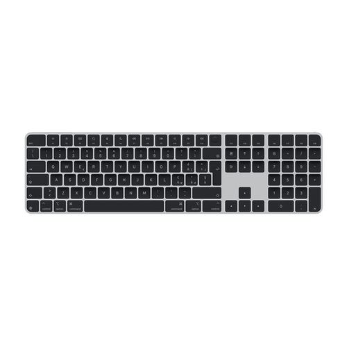 Apple Magic Keyboard with Touch ID and Numeric Keypad - Clavier - USB-C - sans fil - Bluetooth - QWERTY - Italien - clés noires