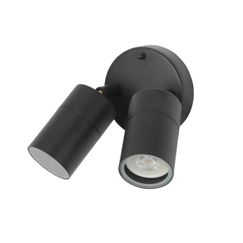 Forlight Pixa Projecteur Extérieur Orientable 2 Lumières Noir, Ip44