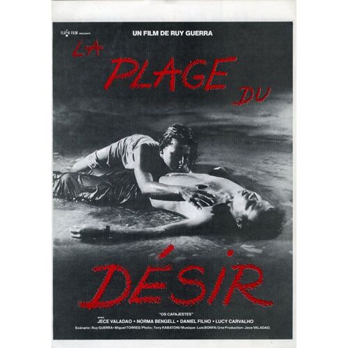 La Plage Du Désir, Synopsis Dépliant, De Ruy Guerra, Avec Norma Bengell, Hugo Carvana, Glauce Rocha