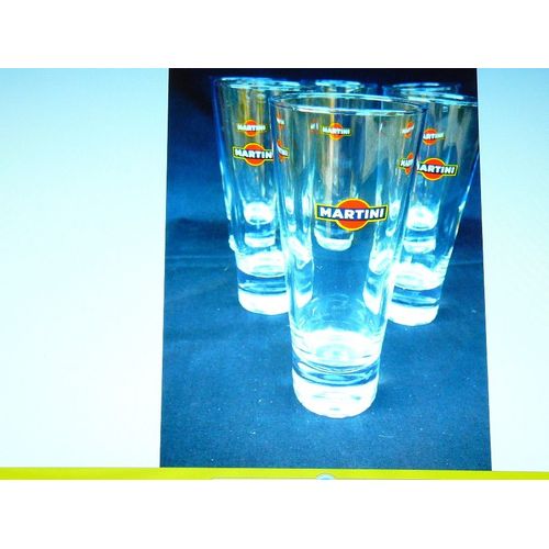 6 Grands Verres À Apéritif Martini