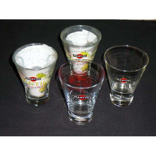 4 Verres Tulipe Martini