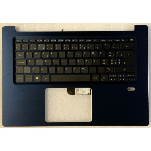 Clavier Qwertz Swiss-Allemand Acer Swift SF314-52 6B.GQPN5.013 SB3P_A52BWL PK131JL1A11 0KN1-202SF11 NKI131S02N NK.I131S.02N Bleu rétroéclairé
