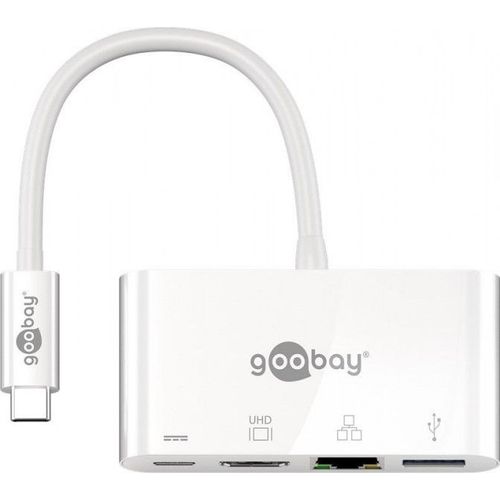 goobay - Station d'accueil - USB-C - HDMI - 1GbE