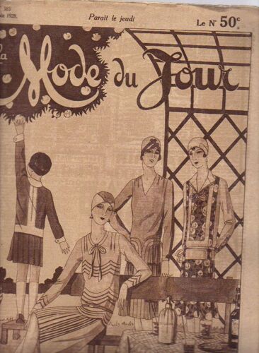 La Mode Du Jour 1928 / Cheveux Courts / N° 383 