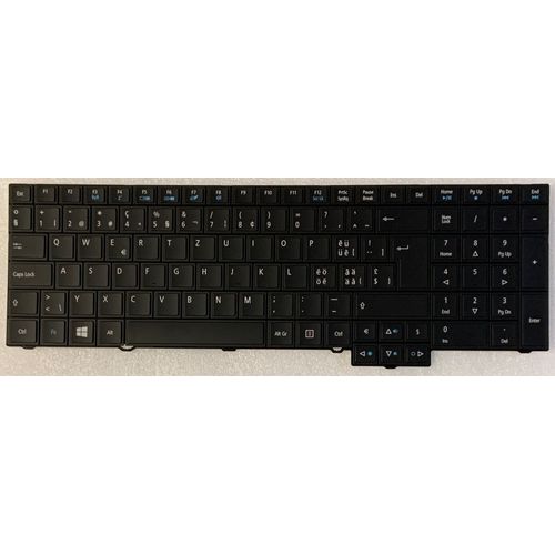 Clavier Qwertz Swiss-Allemand ACER TravelMate TMP653-M, TMP653-V NSK-AZ3PW 9Z.N6SPW.300 NKI171709H NK.I1717.09H Noir