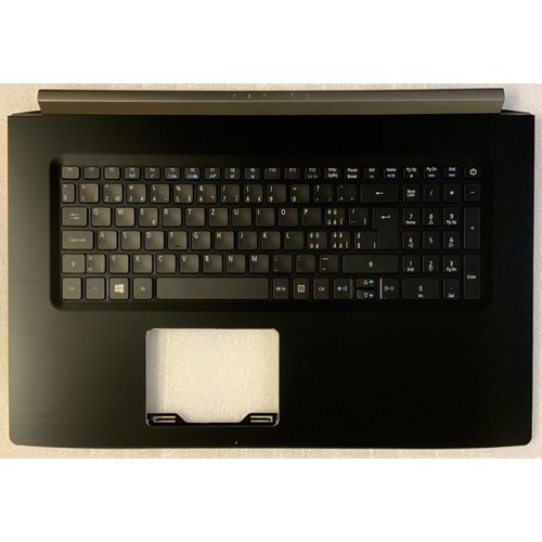 Clavier Qwertz Swiss-Allemand Acer Aspire A717-71 6B.GPGN2.013 LV5P_A51BWL PK131NX3B12 AEZAAS01210 0KN1-0T2SF13 NSK-REFBC NKI151704G NK.I1517.04G TOPCASE Noir rétroéclairé