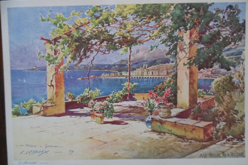 Une Pergola À Garavan Par E.Lessievy - 1914