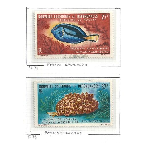 Nouvelle Caledonie N° Pa 77 & 78