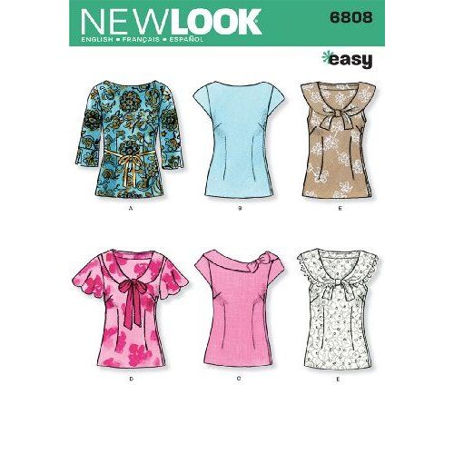 New Look Nl6808 Patron De Couture T-Shirt 22 X 15 Cm