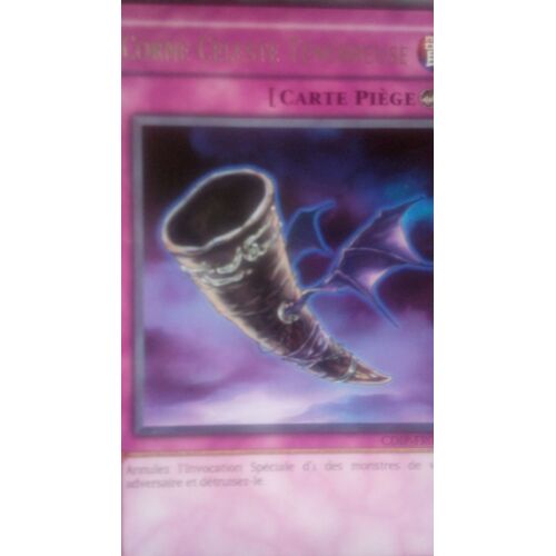 Carte Yu-Gi-Oh! "Corne Céleste Ténébreuse" Rare Cdip-Fr060