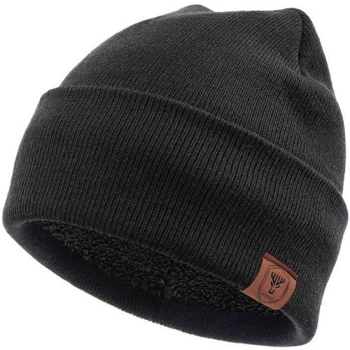 Bonnet Chapeau Hiver Pour Hommes Femmes Unisexe Bonnet À Revers Bonnet Tricoté Doux Et Chaud Hiver Temps Froid Ski Outdoor Moto Montagne Camping