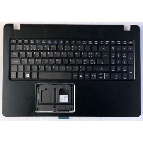 Clavier Qwertz Swiss-Allemand ACER Aspire F5-573G 6B.GFJN7.024 LV5T_A51B AEZAAS00010 PK131NX1A11 0KN1-0T1SF12 NKI151303L NK.I1513.03L ACM14H86CH TOPCASE Noir