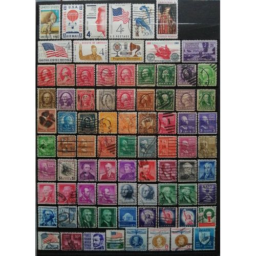 États-Unis Lot De 100 Timbres