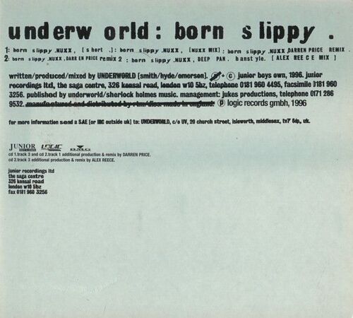 Underworld - Born Slippy (2 Cd)