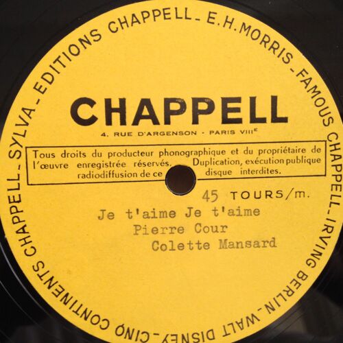 Acetate - Je T'aime, Je T'aime