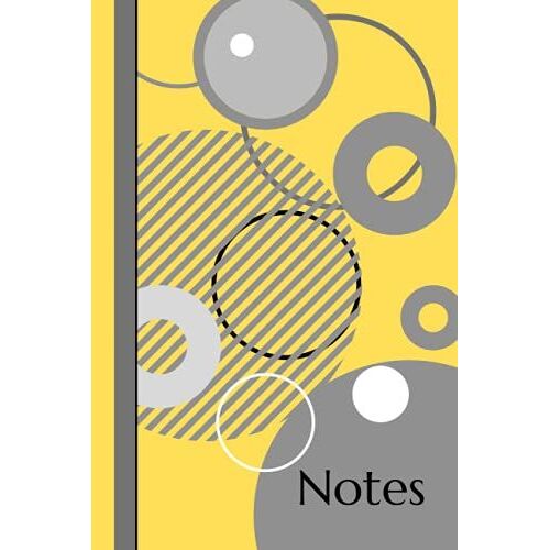 Notes: Blank Lined, Ruled Journal Diary 6x9" Handy Size For Writing, Thoughts Recording, Taking Notes On Work Meetings Or At Classes In School, Recipe Notebook At Home Or Write A Daily Diary