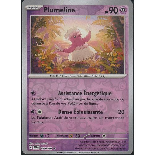 Carte Pokémon - Plumeline - 089/191 - Reverse - Ev8 Etincelles Déferlantes