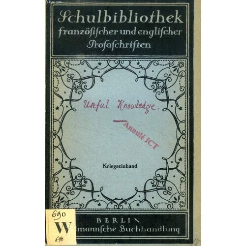 Useful Knowledge, Materialien Zu Sprechübungen Und Zur Lektüre, 2 Vol.