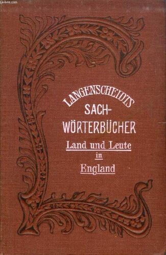 Langenscheidts Sachwörterbücher, Land Und Leute In England