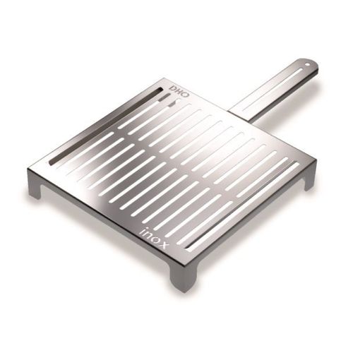 DON HIERRO - Grille de barbecue en acier inoxydable, conçue pour la cuisson de poissons/légumes.