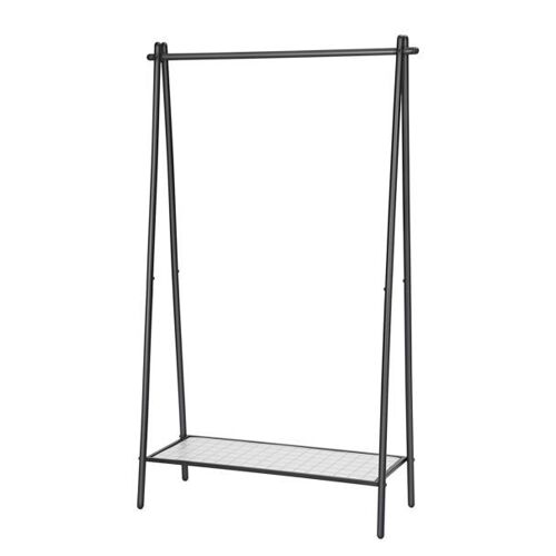 Portant vêtements noir mat