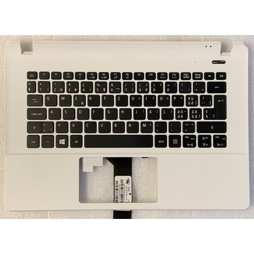 Clavier Qwertz Swiss-Allemand ACER Aspire ES1-331 6B.G12N1.025 LV5T_A50B PK131FZ1A11 AEZRTS00010 NKI151300T NK.I1513.00T TOPCASE Blanc