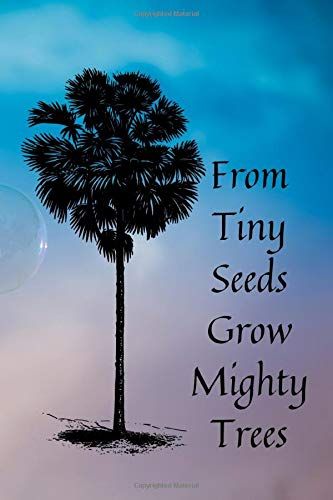 From Tiny Seeds Grow Mighty Trees: Paraprofessional Gifts / Teacher Notebook / Inspirational Teacher Gifts / Teacher Gifts Appreciation / Teacher's Aide / 6x9 Inches , 100 Pages