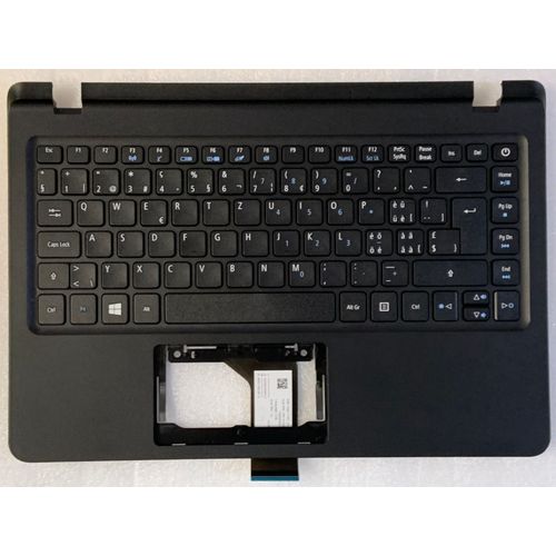 Clavier Qwertz Swiss-Allemand Acer Aspire ES1-332 6B.GFZN7.024 LV4T_A51B AEZ8VS00010 0KN1-091SF12 NKI14130CL NK.I1413.0CL ACM14H96CH TOPCASE Noir