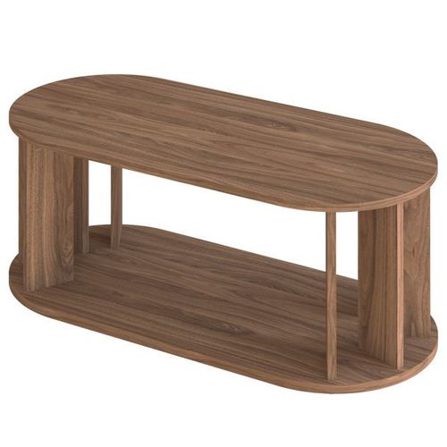 Table Basse 110x50x51 Cm Décor Noyer