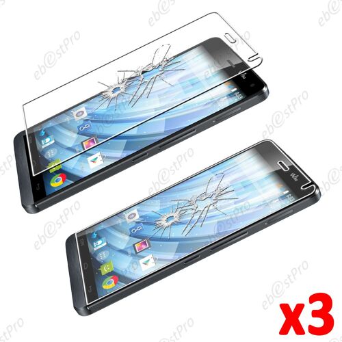 Ebeststar ® Lot X3 Film Protection En Verre Trempé (Tempéred Glass), Vitre Protecteur Anti Casse, Anti-Rayure, Anti Choc Pour Wiko Getaway