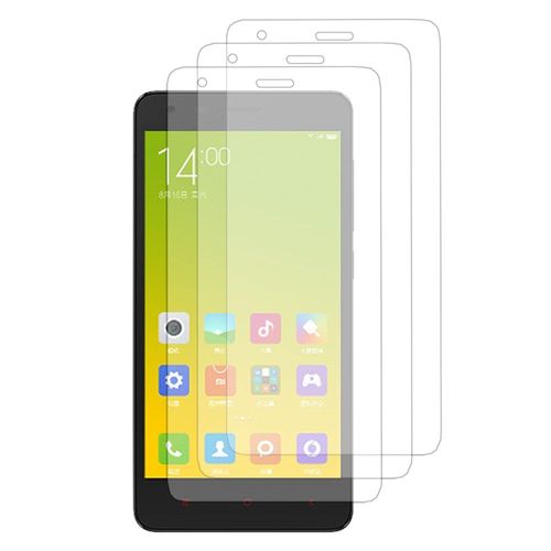 Lot / Pack De 3 Films Pour Xiaomi Redmi 2/ Redmi 2a/ Hongmi 2/ Redmi 2 Prime Protection D'écran Clear Transparent