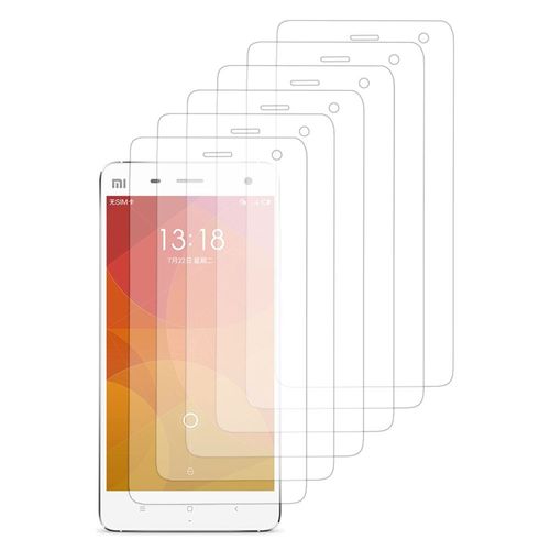 Lot / Pack De 6 Films Pour Xiaomi Mi 4/ Mi 4 Lte Protection D'écran Clear Transparent