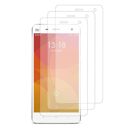 Lot / Pack De 3 Films Pour Xiaomi Mi 4/ Mi 4 Lte Protection D'écran Clear Transparent