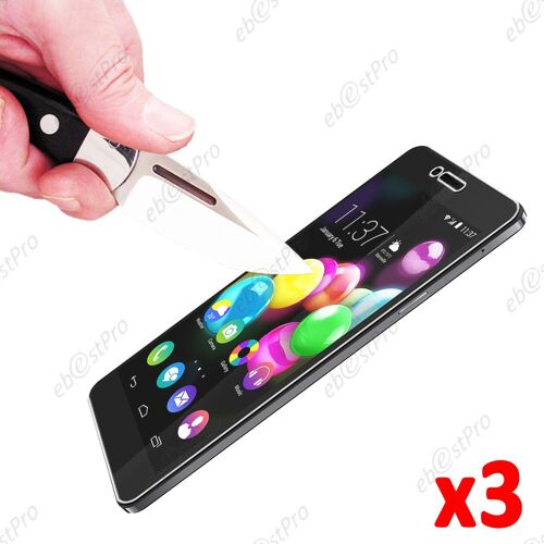 Ebeststar ® Lot X3 Verre Trempé Protecteur Anti Casse, Anti-Rayure, Anti Choc Vitre Protection Pour Wiko Highway Pure 4g