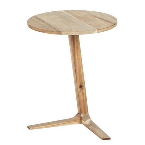 Table D'appoint Ronde Acina En Bois D'acacia