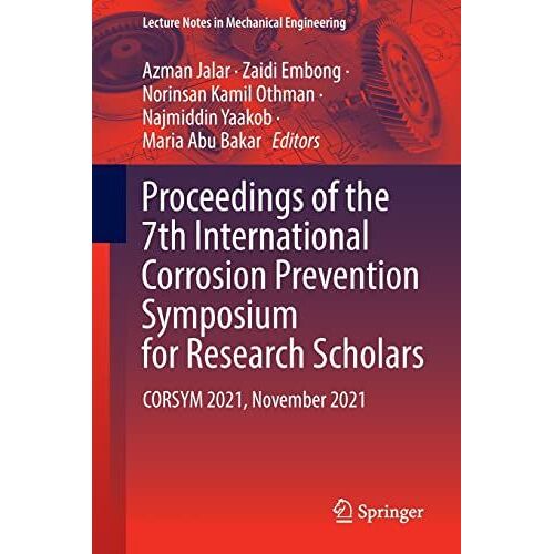 Proceedings Of The 7th International Corrosion Prevention Symposium For Research Scholars