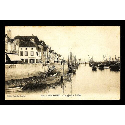 Cpa - Le Croisic - Les Quai Et Le Port
