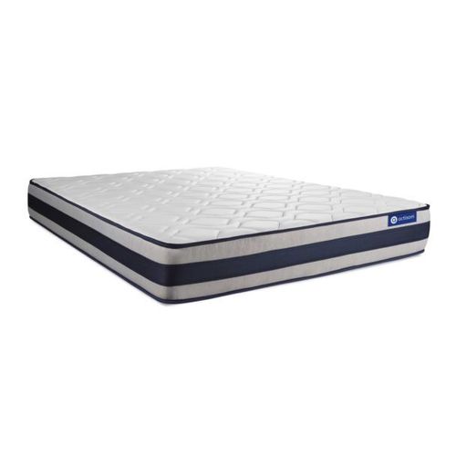 Actisom Matelas Ressorts Ensachés Et Mémoire De Forme Actiflex Ergo 200x200 Cm Maxi Épaisseur 5 Zones De Confort