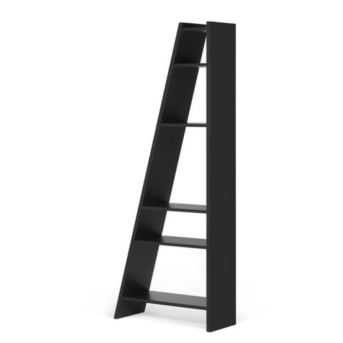 Bibliothèque Delta Simple Noir Laqué - Temahome