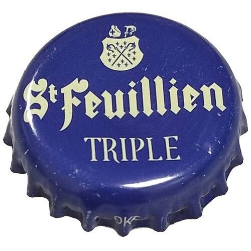 Belgique Capsule Bière Beer Crown Cap St Feuillien Triple Su
