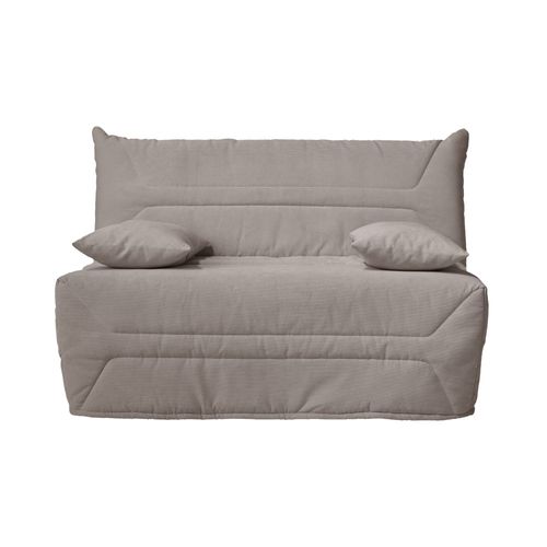 Banquette Bz Avec Matelas De 12 Cm Grège 140 X 190 Cm