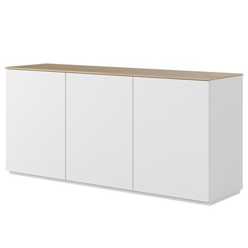 Buffet Design "Join X" 180cm Blanc & Chêne - TemaHome