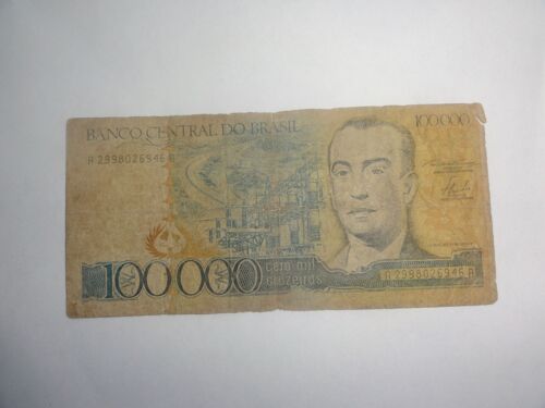 Billet 10000 Cruzados Brésil