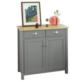 Buffet Commode Armoire de Rangement Table Console Meuble de Rangement pour entrée Chambre - SoBuy FSB25-HG